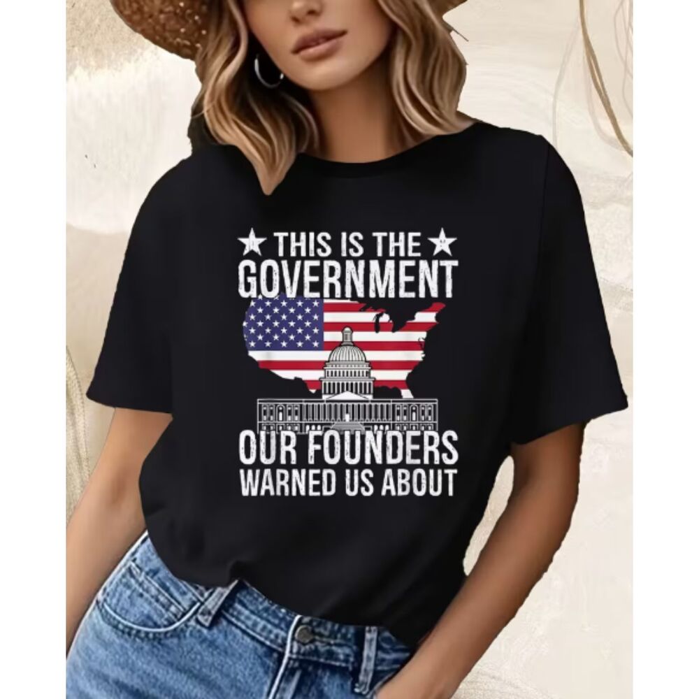 T-shirt “This Is The Government Our Founders Warned Us About” Men's Tee
